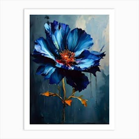 Blue Poppy 3 Art Print