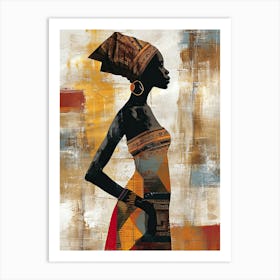 African Boho|The African Woman Series Art Print