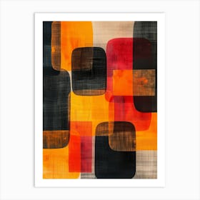 Abstract Squares Art Print