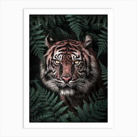 Tiger In The Forest Art Print