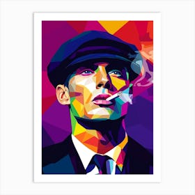 Cillian Murphy in Wpap Art Art Print