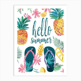 Hello Summer Art Print