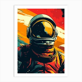 Space Astronaut Poster Art Print