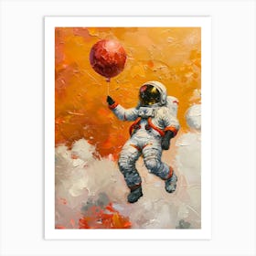 Astronaut In Space 15 Art Print