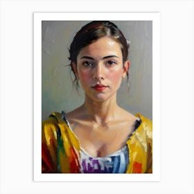 Portrait Of A Young Woman 33 Art Print