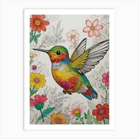 Hummingbird 42 Art Print