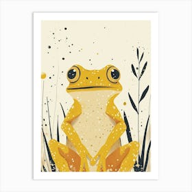Yellow Frog 2 Art Print