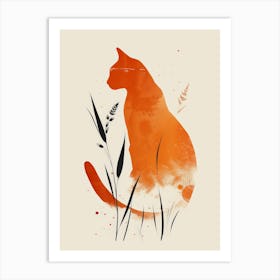 Orange Cat 1 Art Print