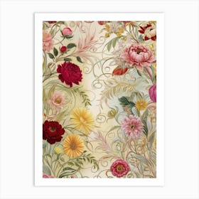 Floral Pattern 13 Art Print