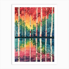 Birch Trees 14 Art Print