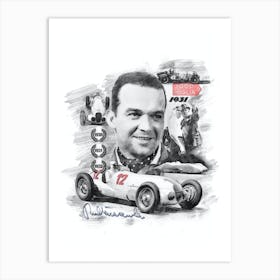 Rudolf Caracciola Art Print