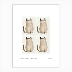 Cute Animals Collection Kitten 8 Art Print