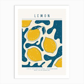 Lemon Art Print