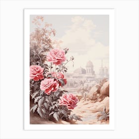 Rose Victorian Style 3 Art Print