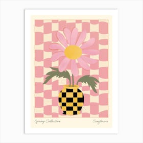 Spring Collection Sunflower Flower Vase 4 Art Print