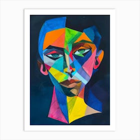 Abstract Portrait Of A Woman 40 Art Print