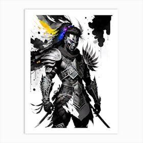 Dwarven Warrior Art Print