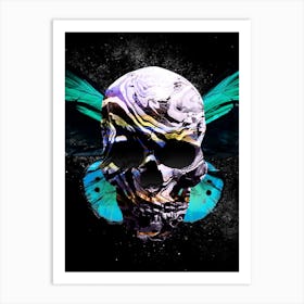 Skull 2 Displate Art Print