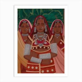 Women Of India Art Print