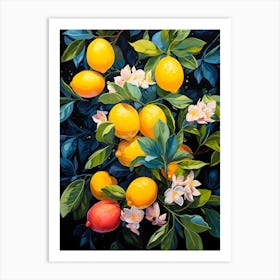 Citrus Joy 3 Art Print