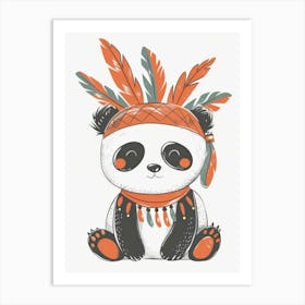 Indian Panda 2 Art Print