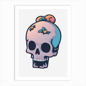 Day Of The Dead Skull Art Print