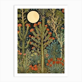 William Morris Rose Cactus Garden Art Print