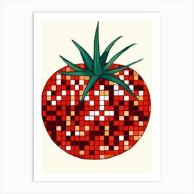 Mosaic Tomato 1 Art Print