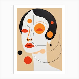 Face Of A Woman 5 Art Print