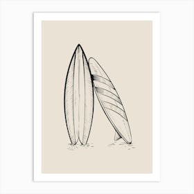 Surfboards Art Print