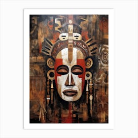 Artistry Unmasked: Celebrating African Heritage Art Print