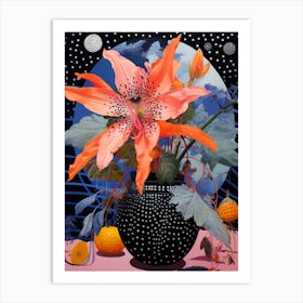 Surreal Florals Moonflower 3 Flower Painting Art Print