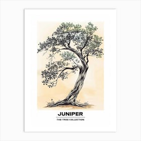 Juniper Tree Storybook Illustration 2 Poster Art Print