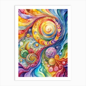 Yin And Yang 6 Art Print