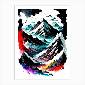 Mountain Landscape Art Print