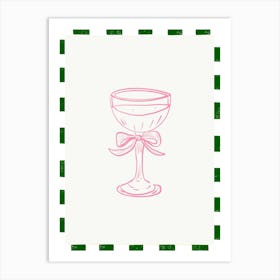 Glass Of Champagne Art Print