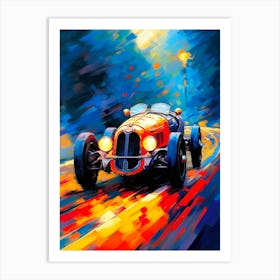 Bmw Racing Car Art Print