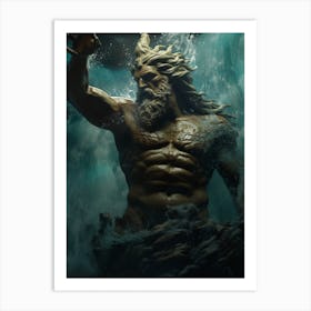  The Greek God Poseidon 2 Art Print