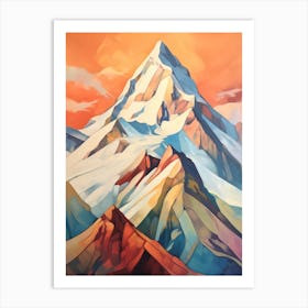 Mount Saint Elias Canada 2 Mountain Painting Art Print