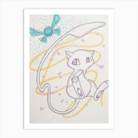 Meoww Art Print