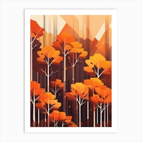 Autumn Lines Art Print