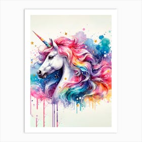 Unicorn Painting Art Print