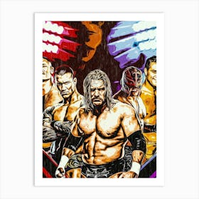 Man Of Smack Down Art Print