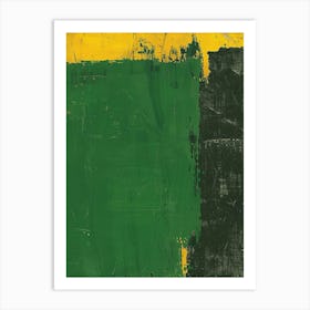 'Green And Yellow' 2 Art Print