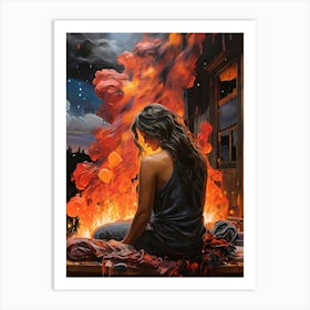 Fires Of Hell Art Print