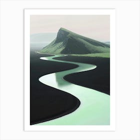 River Iceland Art Print