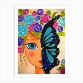 Butterfly Painting Art Print