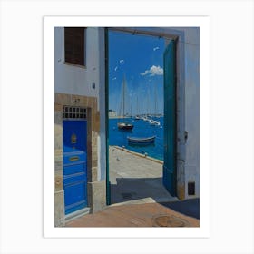 Blue Door 75 Art Print