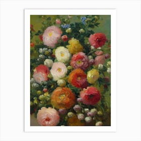 Ranunculus Painting 5 Flower Art Print