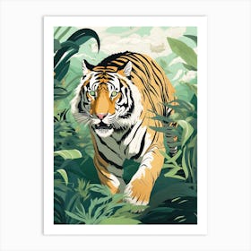 Tiger In The Jungle 43 Art Print